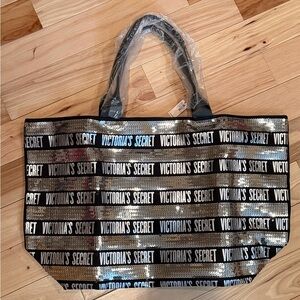 Victoria’s Secret Bling Sequin Weekender Tote | NWT